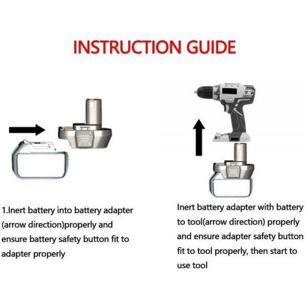 Makita battery to ryobi one tool adapter convertor instructions