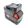 hikoki hitachi 18v battery adapter to milwaukee m18 18v cordless li-ion battery adapter side