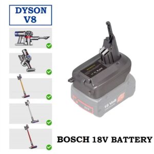 dyson battery adapter bosch blue 18v li-ion battery