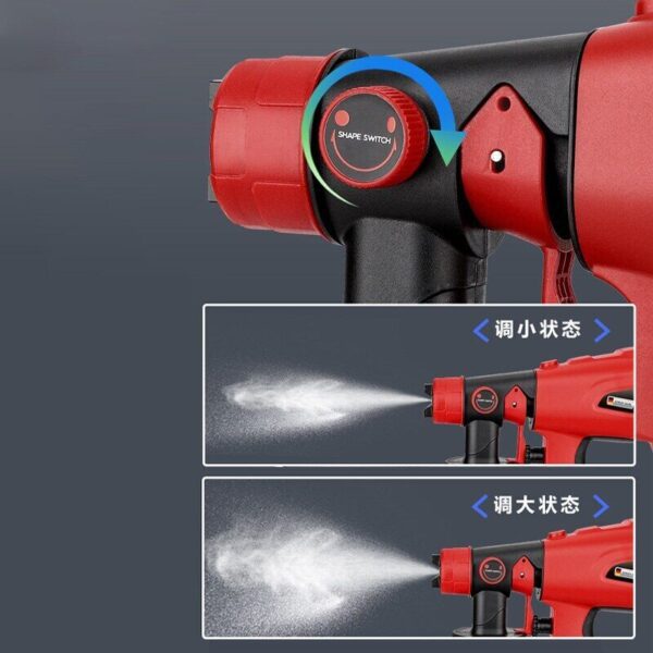 milwaukee 18v cordless li-ion spray gun nozzle settings