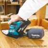 Makita DBO480Z 18V Li-ion LXT Cordless Sheet Finishing Sander - Skin Only sanding