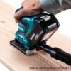 Makita DBO480Z 18V Li-ion LXT Cordless Sheet Finishing Sander - vacuum attachment