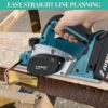 Cordless Brushless wood Planer Handheld Planer For Makita 18V Li-Ion Battery