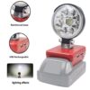 3 Inch Car LED Work Light Flashlight Torch USB for Milwaukee 18v Battery