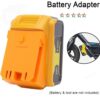 Battery Adapter Converter for Stacyc bikes Li-ion tools to Dewalt 18V Li-ion Battery Adapter