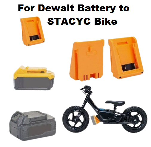 Battery Adapter for Stacyc electric balance Dewalt 18V Li-ion Battery Adapter